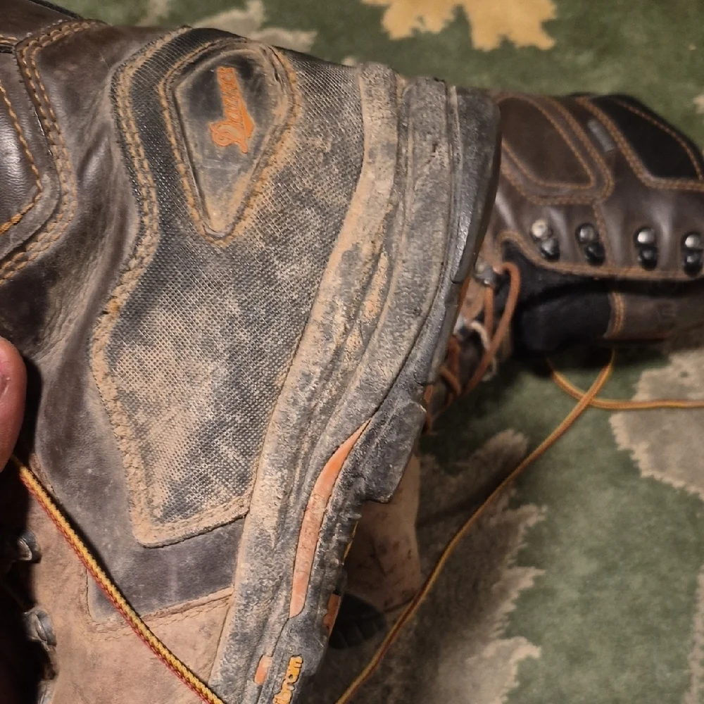 Danner Brown and Black Leather Hiking Boots